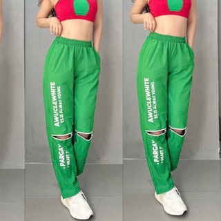 Quần Jogger Phối Khóa Kéo Dù Gió Cao Cấp Nhiều Màu Tập Gym Tập Yoga Aerobic Thể Thao