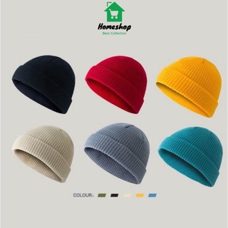 PVN54088 Mũ len beanie nhiều màu len dày unisex trend đông