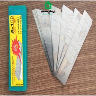 Pvn32085 combo 10 lưỡi dao rọc giấy, cắt giấy loại lớn t8