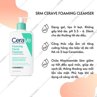 Sữa Rửa Mặt CeraVe 236ml !!