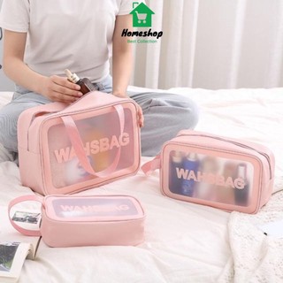 Pvn61139 sét 3 túi đựng mỹ phẩm washbag du lịch