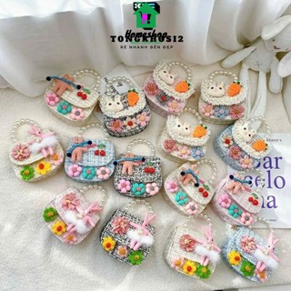 Pvn21242 túi dạ quai ngọc hình động vật cho bé siêu sang chảnh t2