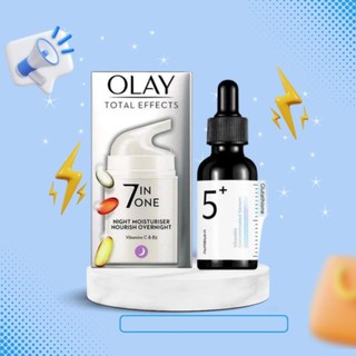 Serum NUMBUZIN NO 5 & Kem Dưỡng Olay Total Effects 7 In 1 ...ĐÊM...