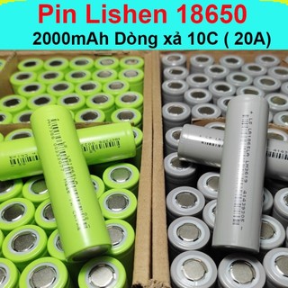 Pin lishen 18650 dung lượng 2000mah 10c