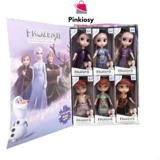 Pvn32183 set 6 búp bê frozen from disney dễ thương cho bé t2