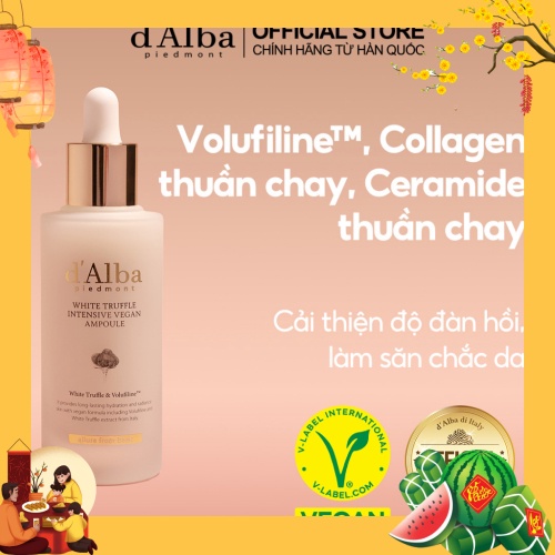 [d'Alba Official] Tinh Chất chuyên sâu d'Alba White Truffle Intensive Vegan Ampoule 50ml