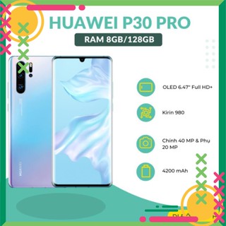    Sale Tết   Điện thoại Huawei P30 Pro 2 sim ram 8 128 zin đẹp  - New 100% - Nguyên seal - Full Box 