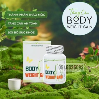Tăng cân body weight gain nhật bản hộp 30 viên- chính hãng