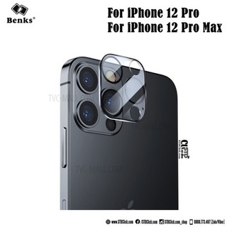 Kính cường lực camera iphone 12 pro max - 12 pro -12 benks chính hãng - kính trong viền đen