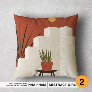 GỐI SOFA ABSTRACT GIRL - HÌNH 02