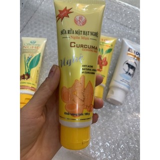 Sữa rửa mặt nghệ E100- bò E100 100g