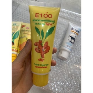 Sữa rửa mặt nghệ E100- bò E100 100g