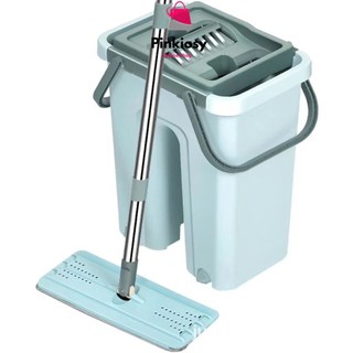 PVN5824 Bộ cây lau nhà ,chổi lau nhà thông minh 360 tự vắt TẶNG Kèm 2 miếng lau siêu sạch T2