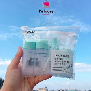 PVN3323 Bộ chiết mỹ phẩm 7 món tặng kèm túi zip T2