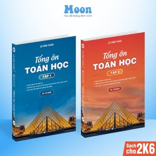 Sách ID tổng ôn toán học lớp 12 tự học luyện thi thpt quốc gia môn toán moonbook 2023.