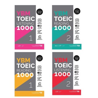 Sách - ybm toeic 1000 4 vol : ybm toeic reading 1000 + ybm toeic listening 1000
