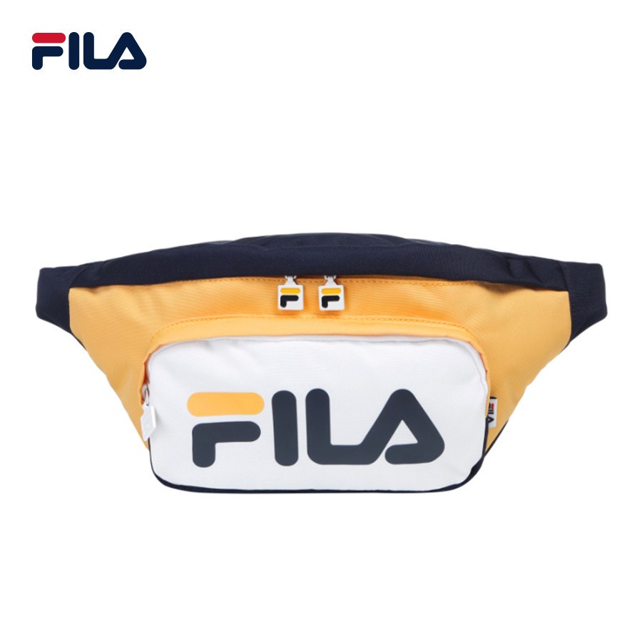 [Nhập SSP150KSP3 Giảm 150k đơn 1tr]  Túi đeo hông unisex FILA Bts Global Inline FS3BCC5310X-YELLOW (42x17x5cm)