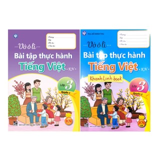 Sách - combo vở ô li bài tập thực hành tiếng việt lớp 3 - quyển 1 + 2