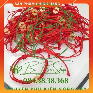 Combo 100 vòng tay may mắn mix đồng xu