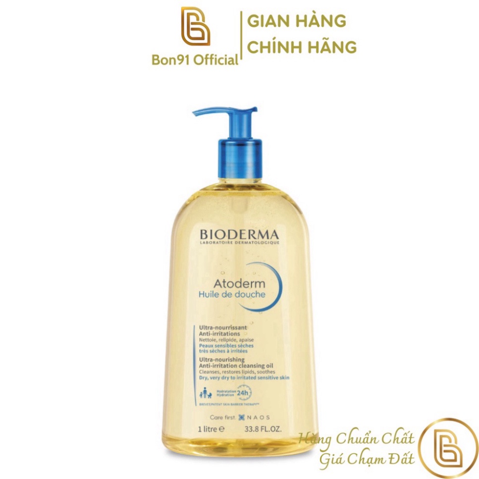 Dầu tắm dịu nhẹ Bioderma Atoderm Huile De Douche 1000ml