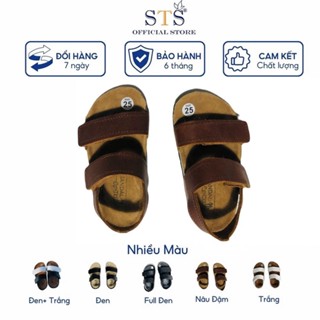 Giày Sandal Trẻ Em Dép ,Bioline đế trấu quai dán cao cấp êm ái cho bé mã STK07