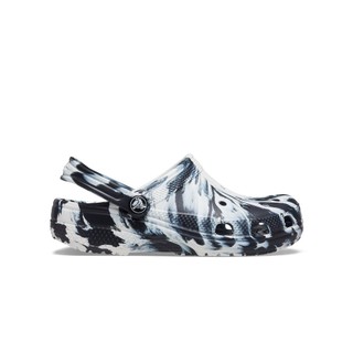 Giày Clog Trẻ Em Crocs Marbled Classic - Black/White