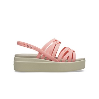 Giày Đế Xuồng Nữ Crocs Brooklyn Strappy - Pale Blush