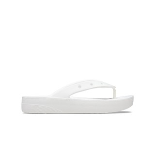 Dép Xỏ Ngón Nữ Crocs Platform Classic - White