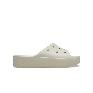Dép Quai Ngang Nữ Crocs Classic Platform - Bone