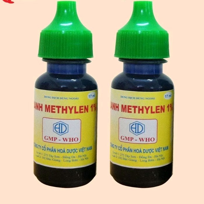 ✅  Xanh Methylen bôi ngoài da, sát khuẩn vết thương