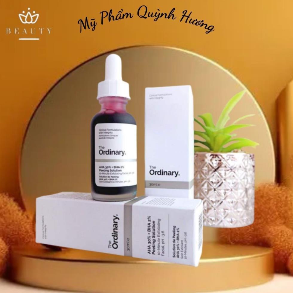 Serum tẩy da chết The Ordinary AHA 30% BHA 2% Peeling Solution giảm mụn giảm thâm tái tạo da .