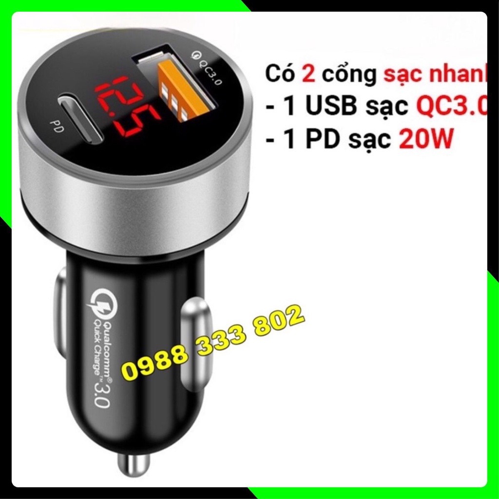 Tẩu Sạc Ex155  Ab150 Type C, Usb [HÀNG HOT] Có Sạc Nhanh - sạc điện thoại xe máy