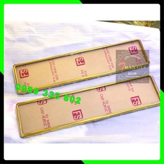 Khung Biển Số Ô Tô Màu Vàng Biển Dài (Mẫu Cũ)