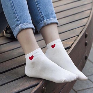 Tất tim cute cổ ngắn Hàn Quốc