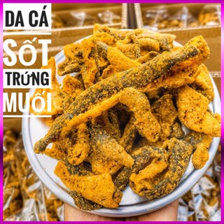 Snack da cá trứng muối cay loại đặc biệt - hũ 860g