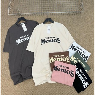 [ Rẻ Vô Địch ] Áo thun 3158 form rộng, chất cotton khô tay lỡ nam nữ unisex Mentos