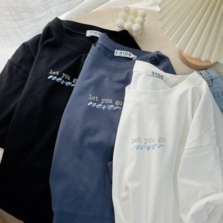 [ Rẻ Vô Địch ] Áo Thun Tay Lỡ Chất Cotton Khô 3158, Form Rộng Nam Nữ Unisex Let You