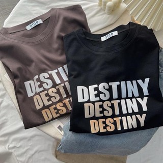 [ Rẻ Vô Địch ] Áo thun 3158 chất cotton khô, form rộng nam nữ unisex DESTINI
