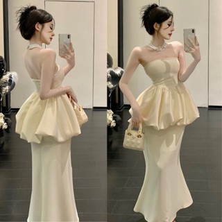 Set Áo Quây Áo + Chân Váy MELLYSTORE Chất Liệu Bố Xược Dày Dặn Cao Cấp Nhiều Màu Đẹp Quyến Rũ,Sang Trọng 16