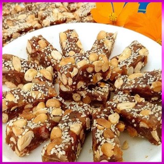 Kẹo chuối mè gừng đậu phộng - túi 1 kg