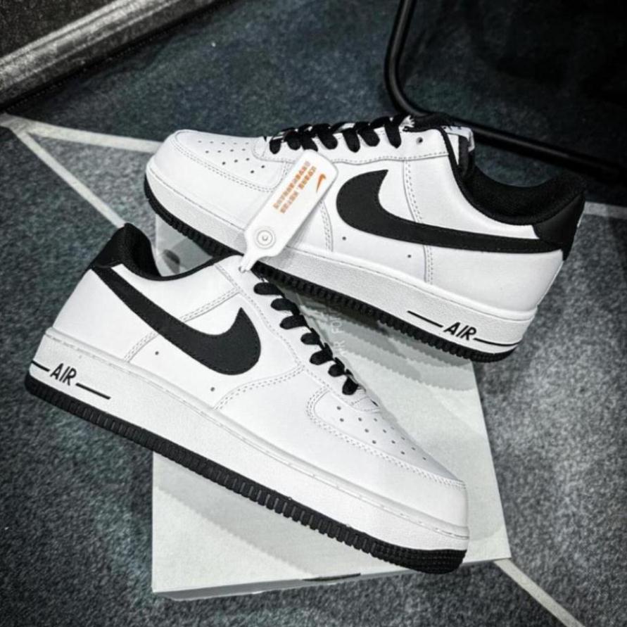 Giày _Nike Air Force 1 full trắng tích đen , AF1 trắng cao cấp nam nữ size 36_45