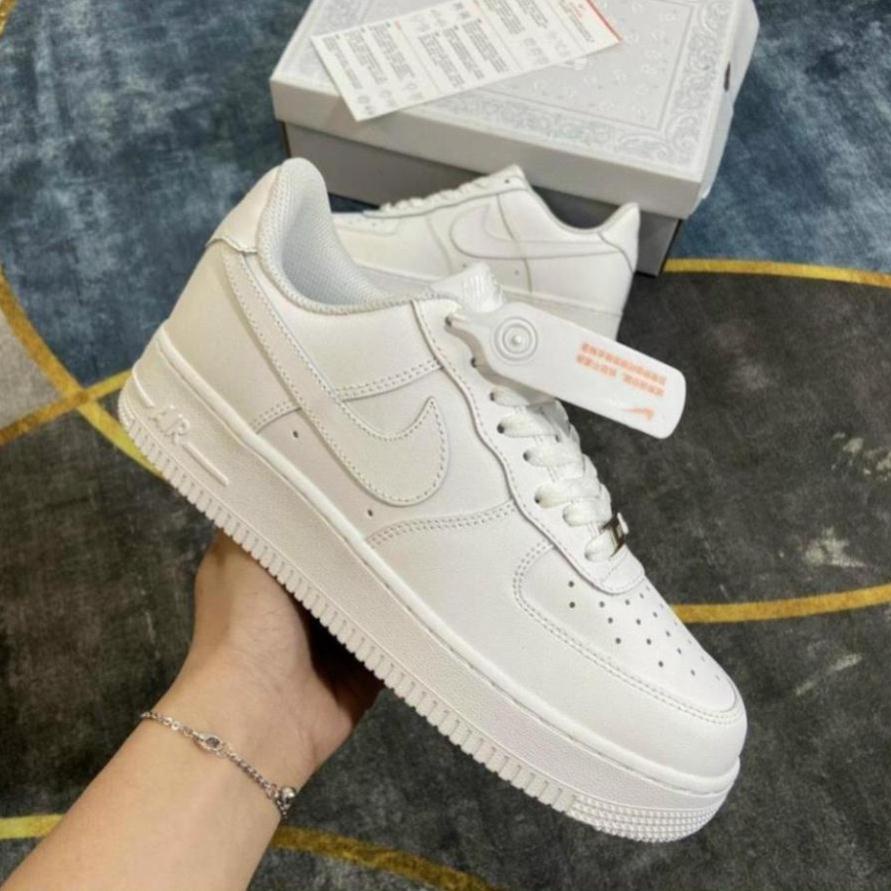 Giày_Nike Trắng Air Force 1 , Giày AF1 Full Trắng Đế Air Bản S.Cấp Trung shop368