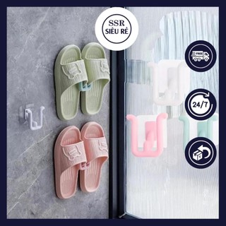 COMBO 3 CÁI Móc treo giày dép dán tường đa năng 2 chấu TH3