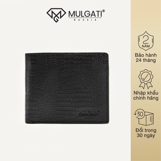 Ví da bóp da nam mulgati leather wallet vân cá sấu - vd019