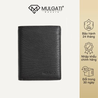 Ví da bóp da nam mulgati black leather wallet - vd014