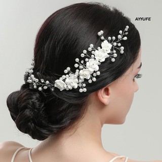 Lược Cài Tóc Đính Đá Ngọc Trai Nhân Tạo Sang Trọng Chống Trượt Trọng Lượng Nhẹ Trang Trí Tiệc Cưới / Chụp Ảnh
