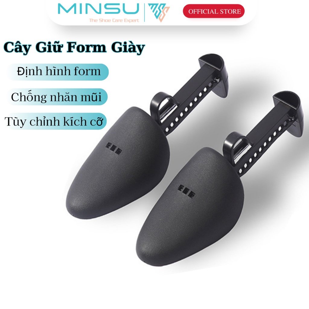 Cây Giữ Form Giày MINSU Shoe Tree M2315 Nam Nữ Tùy Chỉnh Theo Size là Dụng Cụ Không Thể Thiếu Để Độn Giữ Dáng Giày