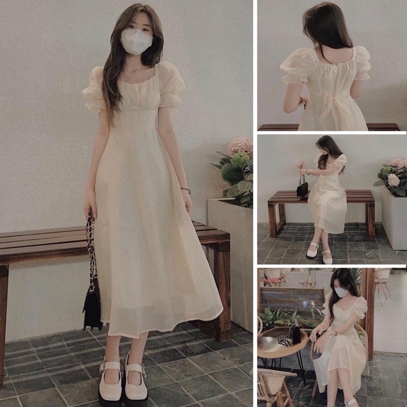 Đầm be suông dáng dài
