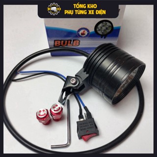 Đèn l4 tàu điện Ngắn 3 cơ chế Siêu sáng_Đèn trợ sáng l4 khuyến mãi công tắc nguồn + ốc gương tàu điện