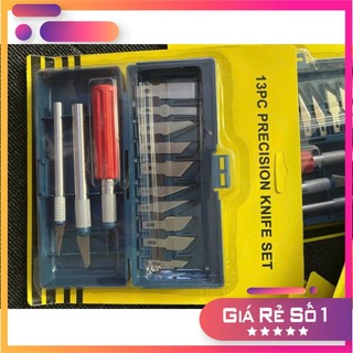 Bộ dao tỉa 13 chi tiết đa năng cắt xốp, chai lọ nhựa, bìa carton làm thủ công